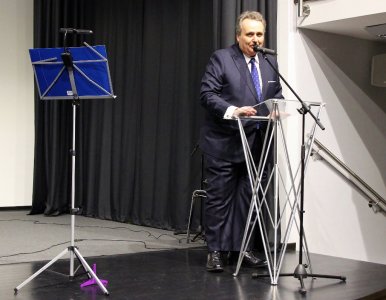 Kierownik filii PSM w Wiśle Cezary Drzewiecki