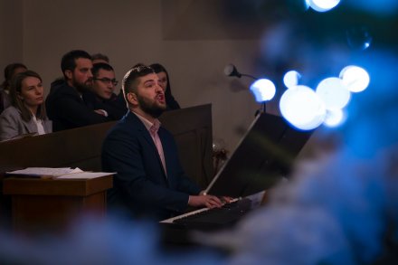 Chór kościelny Parafii Ewangelicko - Augsburskiej w Wiśle Głębcach - dyrygent Tadeusz Polok