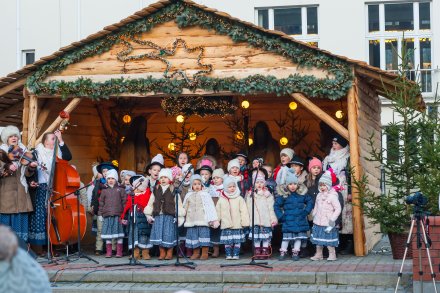 Rozświetlenie choinki na Placu Hoffa