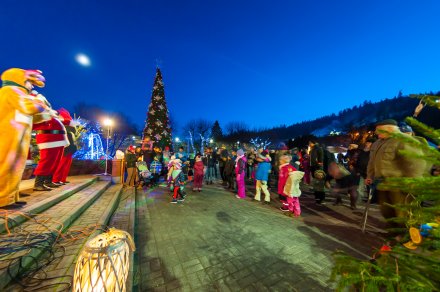 Rozświetlenie choinki na Placu Hoffa