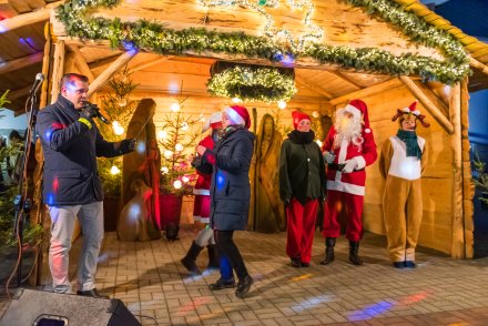 Rozświetlenie choinki na Placu Hoffa