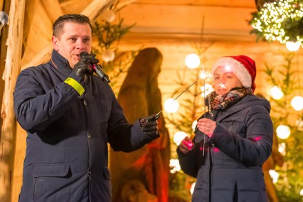 Rozświetlenie choinki na Placu Hoffa