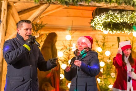 Rozświetlenie choinki na Placu Hoffa