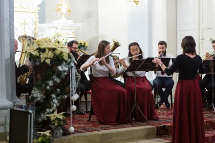 Orkiestra Misyjna z Wisły pod kierunkiem Lidii Barczuk