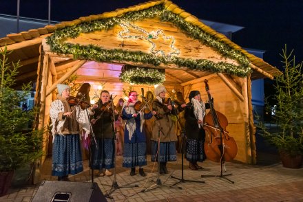 Rozświetlenie choinki na Placu Hoffa