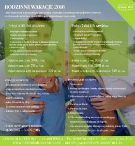  Plakat promujący ofertę