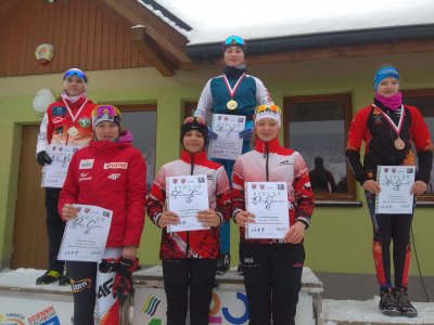 Kamila Haratyk na 1 stopniu podium