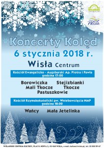 Plakat dotyczący Koncertów Kolęd