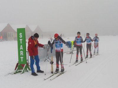 Zawodnicy przed startem