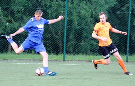 Mirosław Wantulok z Głębiec w dynamicznej szarży