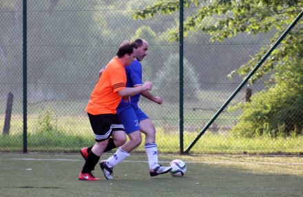 Andrzej Korecki w pojedynku z Piotrem Szalbótem