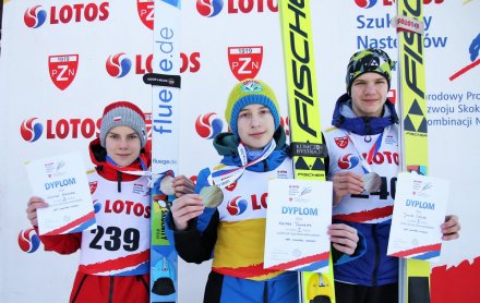 Wiktor Szozda i Jakub Cieślar na podium