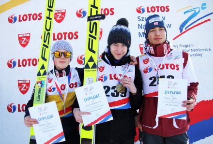 Arkadiusz Jojko na podium
