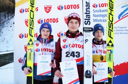 Tomasz Pilch i Szymon Jojko na podium