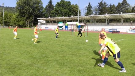 Mecze drużynna terenie Ośrodka Sportowego Start