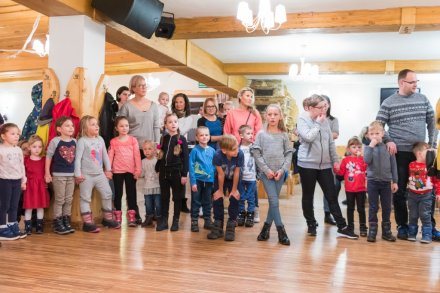 Fragment spotkania z Mikołajem w Nowej Osadzie