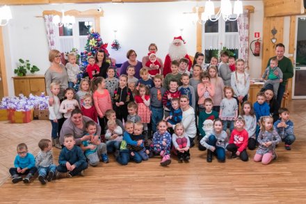 Pamiątkowe zdjęcie z Mikołajem