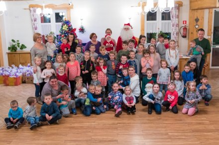 Pamiątkowe zdjęcie z Mikołajem