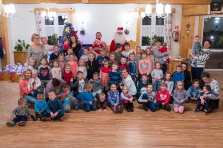 Pamiątkowe zdjęcie z Mikołajem