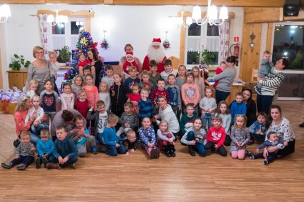 Pamiątkowe zdjęcie z Mikołajem