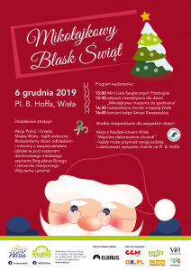 Plakat Mikołajkowego Blasku Świąt z programem