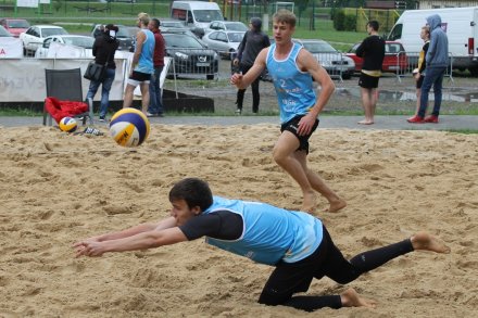 Fragment meczu turnieju Młoda Plaża 2018