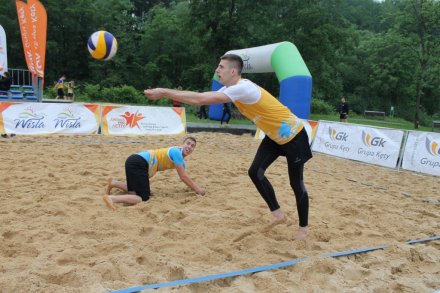 Fragment meczu turnieju Młoda Plaża 2018