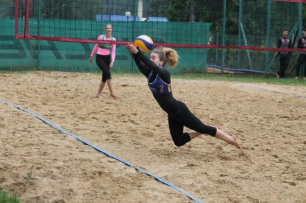 Fragment meczu turnieju Młoda Plaża 2018