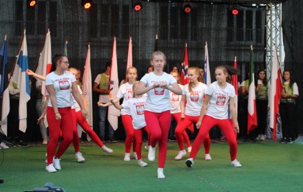 Występ zespołu tanecznego z Wisły