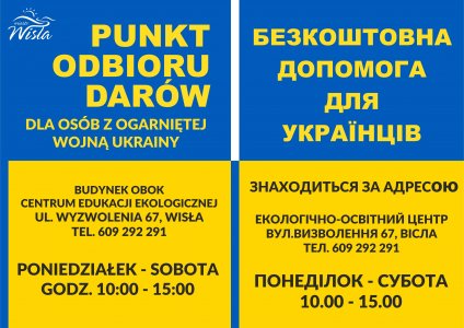 Punkt odbioru daró - ulotka