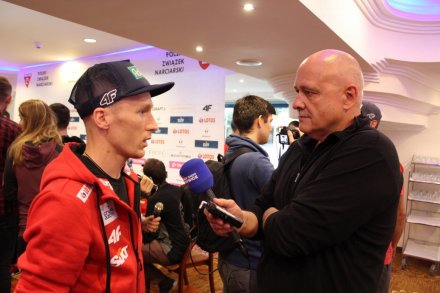 Stefan Hula udziela wywiadu