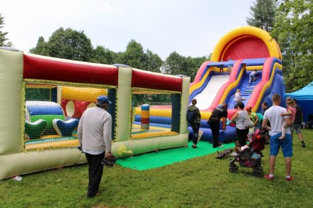 Dmuchańce przypadły dzieciom do gustu