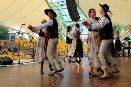 Fragment koncertu zespołu "Wisła"