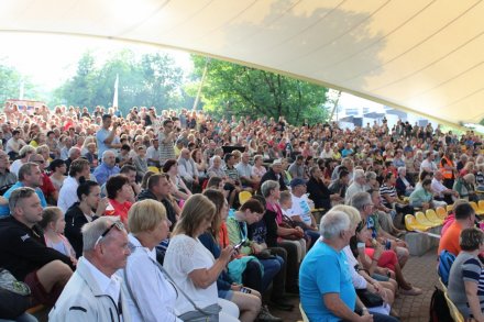 Na koncert gwizdy przybyła liczna publiczność