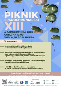 plakat piknik spadochroniarski