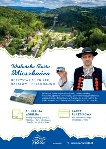 Plakat Wiślańskiej Karty Mieszkańca