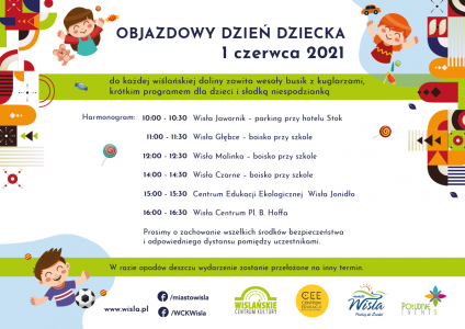 Objazdowy Dzień Dziecka plakat