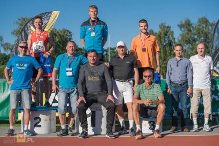 Radosław Sobczyk na podium Mistrzostw Polski
