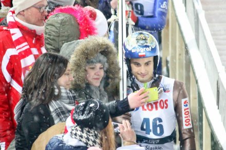 "Selfie" z Maciejem Kotem