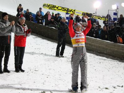 Triumfujący Kamil Stoch