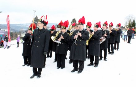 Orkiestra górnicza na Cieńkowie