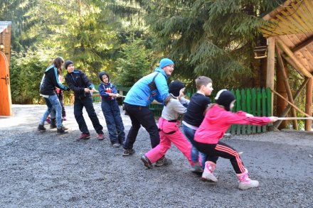 Konkurencje sprawnościowe na mecie rajdu