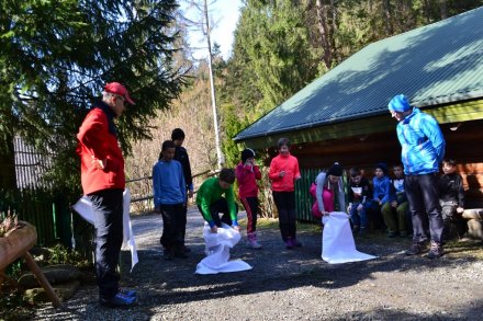 Konkurencje sprawnościowe na mecie rajdu