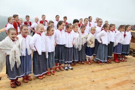 Fragment występu dzieci z "Małej Istebnej"