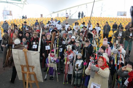 Uczestnicy zabawy w amfiteatrze