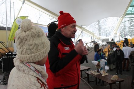 Józef Łuszczek wita zgromadzonych