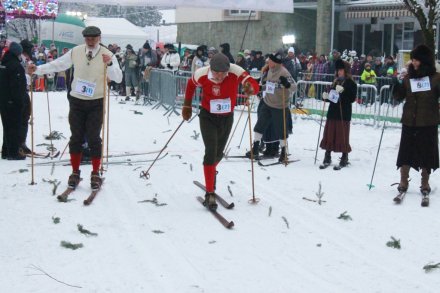 Rywalizacja na trasie biegu