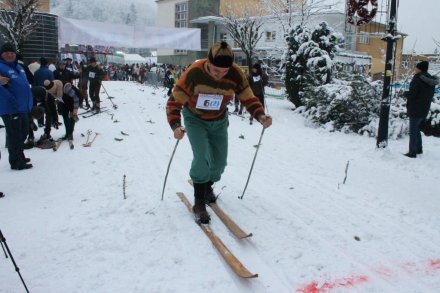 Rywalizacja na trasie biegu