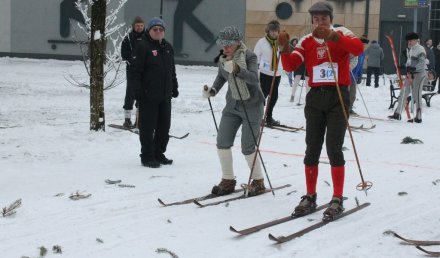 Rywalizacja na trasie biegu