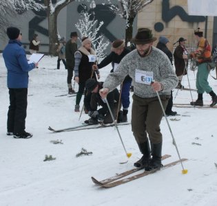 Rywalizacja na trasie biegu